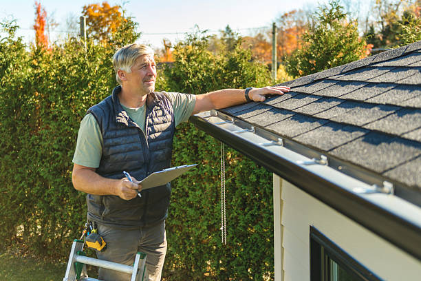 Professional Roof Inspection technician working in Wolf Lake, MI